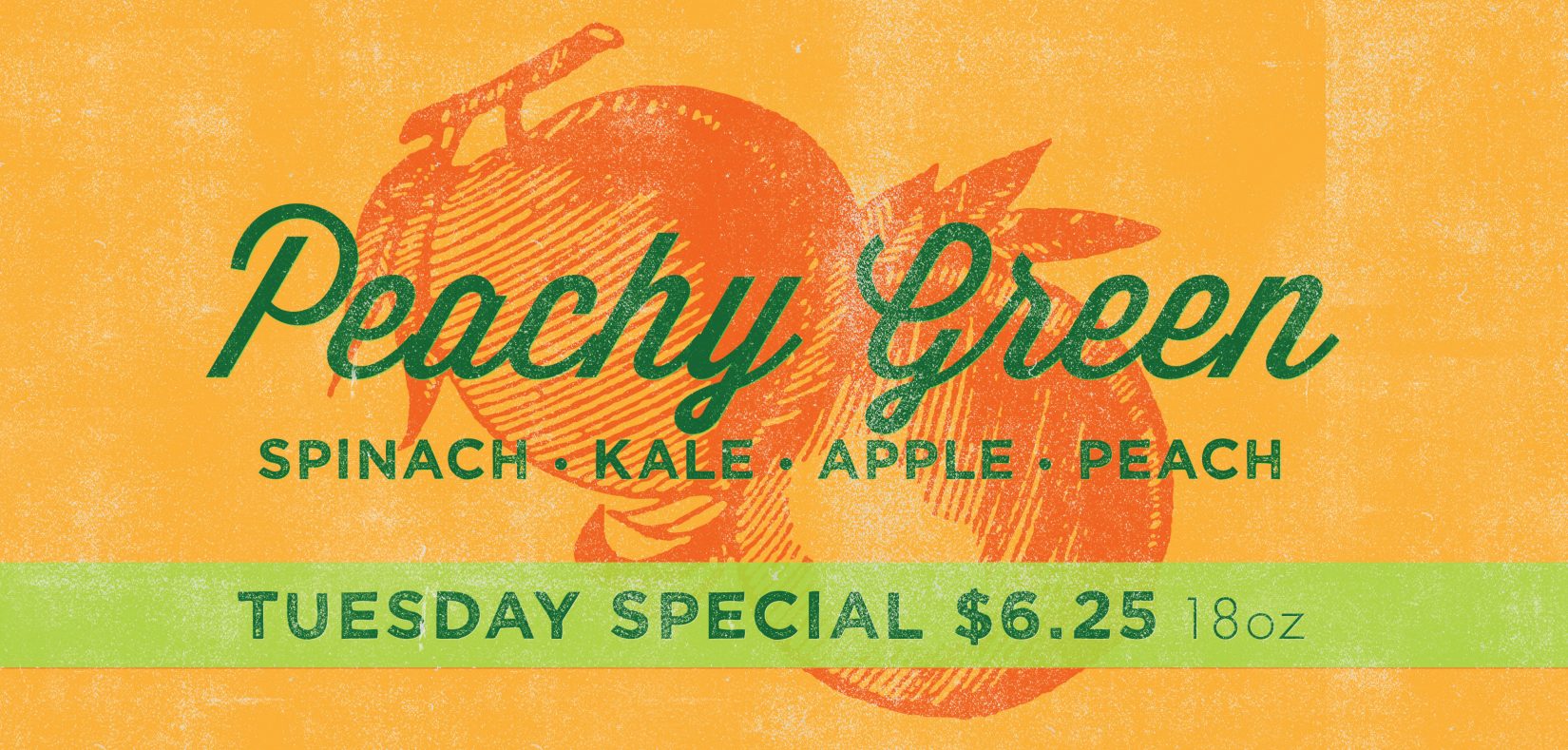 Juiceland Peachy Green special