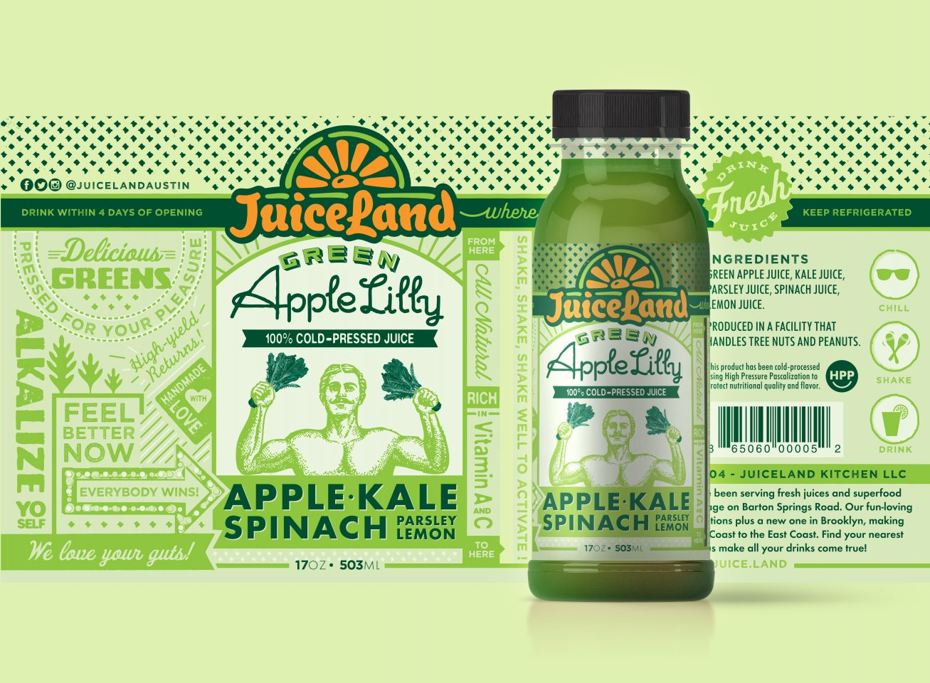 Juiceland AppleLilly Label