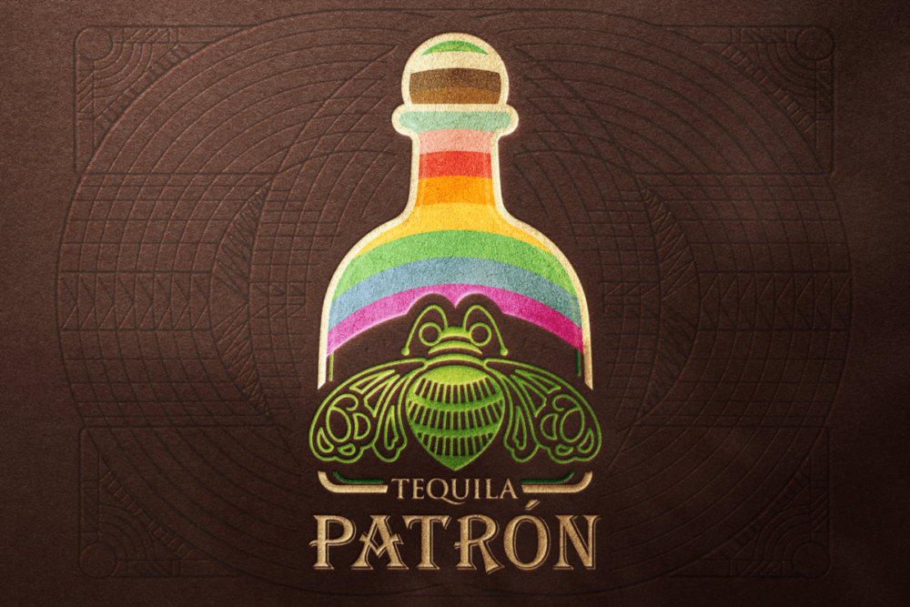 Foil-pressed Patrón Pride
