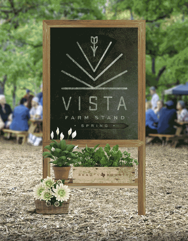 Vista Farm Stand Sign